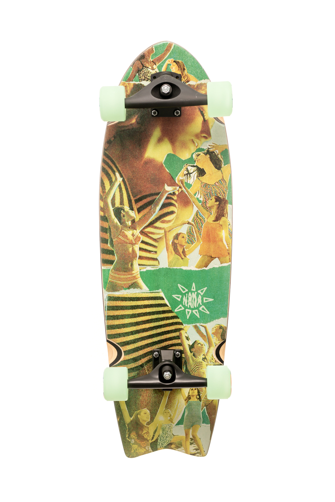NANA Complete 32" Mushburger Surfskate Sun Worshipper skateboard