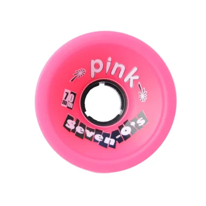 ABEC 11 WHEELS PINK SEVEN-O'S 70MM 78A PINK 4 PACK