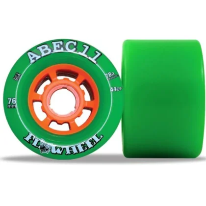 ABEC 11 FLYWHEEL 76MM GREEN 4 PACK 78A