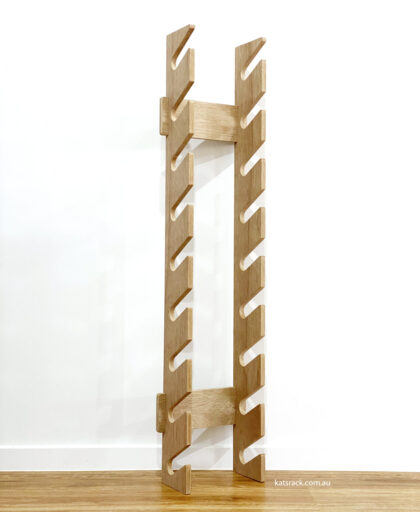 1.2m Wall Mount Skateboard Racks - Hardwood Marine Ply