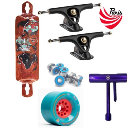 PANTHEON QUEST PUSH AND FREERIDE LONGBOARD COMPLETE