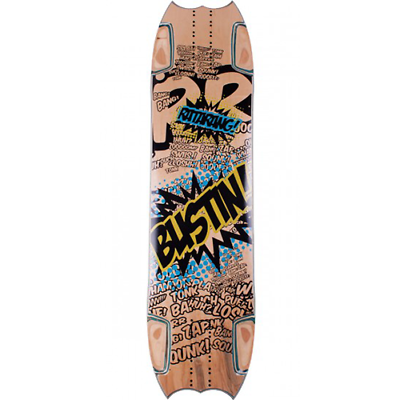 Bustin Boards Ratarang 38" Deck: Onomatopoeic words BUSTIN BOARDS RATARANG 38" DECK: ONOMATOPOEIC WORDS