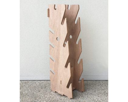 1.2m (9 slots) Display Skateboard Rack - Marine Ply