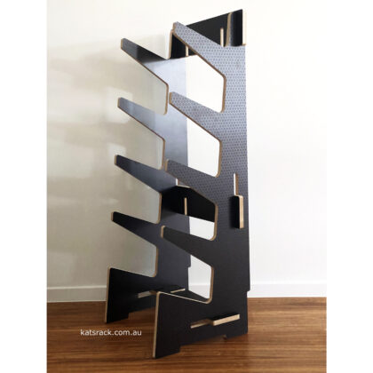 1.2m Wakeboard / Electric Skateboard rack V4 - Black Honeycomb Hex