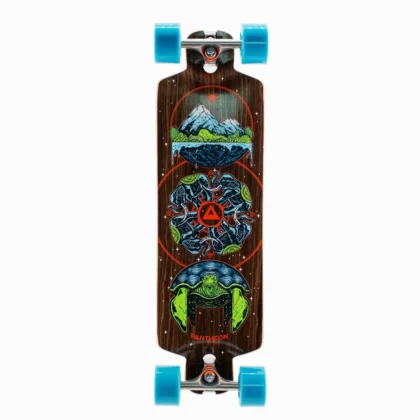 PANTHEON PRANAYAMA COSMIC TURTLE LONGBOARD COMPLETE - 88 MCFLY WHEELS