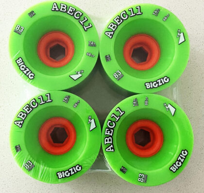 Abec 11 83mm BIGZIG HD REFLEX 74A Lime 2023 Wheels