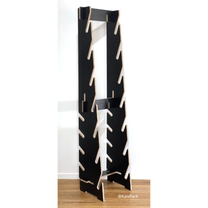 1.9m (11 Slot) Display Skateboard Rack V4 - Black Formply