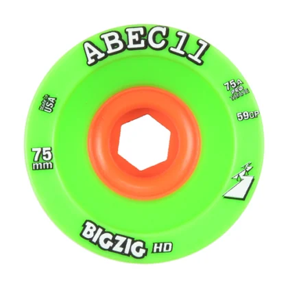 Abec 11 75mm BIG ZIG HD PROTHANE 75A Lime Wheels