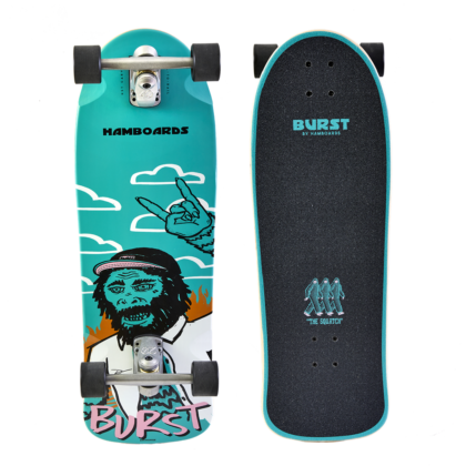 Hamboards Complete 32" Burst Squatch Surfskate skateboard