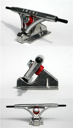 BEAR GRIZZLY TRUCK 181MM 52° CHROME LONGBOARD TRUCK