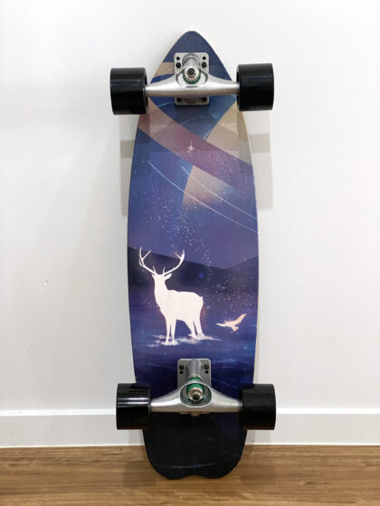 BONDI SURFSKATE COMPLETE SKATEBOARD - NIGHT ELK