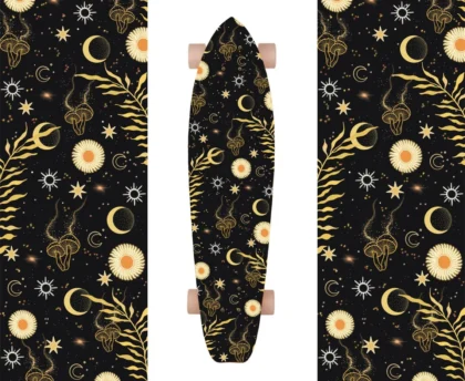 Longboard Skateboard Grip Tape 42" x 10" - Mercury