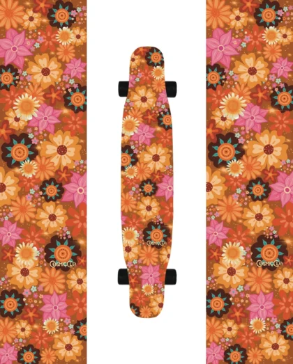 Longboard Skateboard Grip Tape 42" x 10" - Indigo Blossom