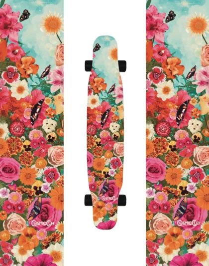 Longboard Skateboard Grip Tape 42" x 10" - Magical Marigold