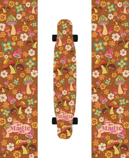 Longboard Skateboard Grip Tape 42" x 10" - You are Magic