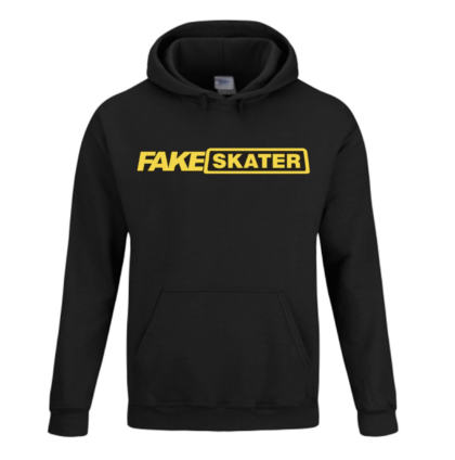 FAKE SKATER BLACK HOODIE