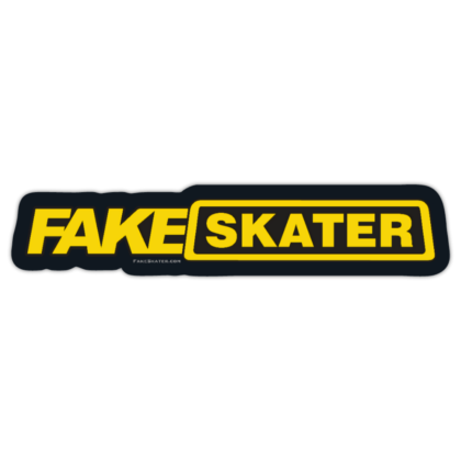FAKE SKATER STICKER