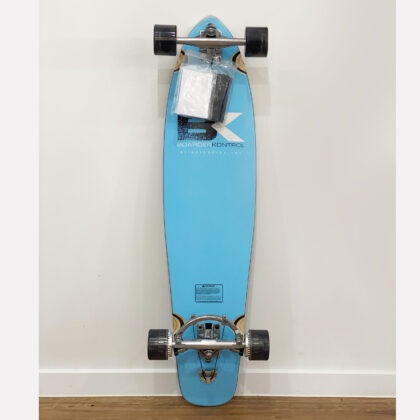 Boarder Kontrol Longboard Brakeboard with Skateboard brake - Blue