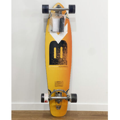 Boarder Kontrol Longboard Brakeboard with Skateboard brake - Orange