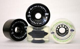 LANDYACHTZ WHEELS HAWGS 77MM CLEAR 4 PACK