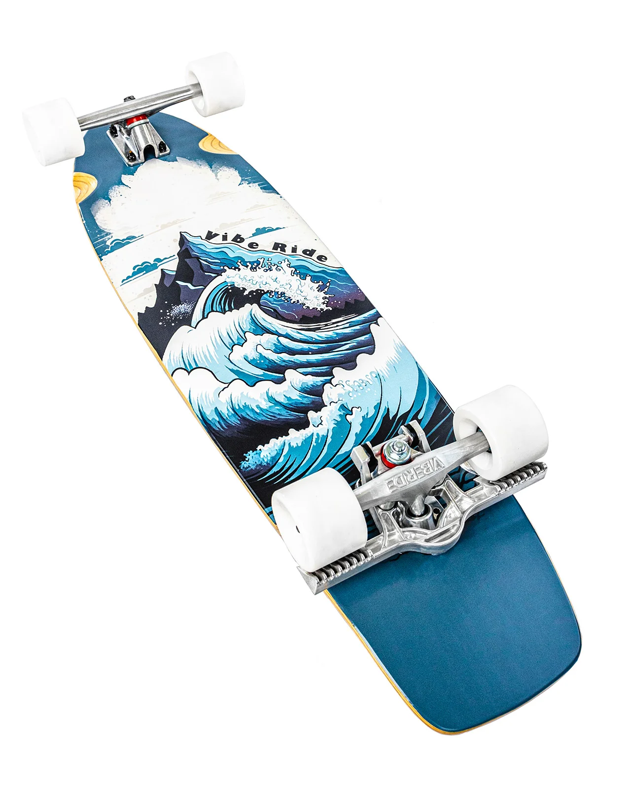 VibeRide BrakeBoard Kicktail Cruiser - Seaside Swell - Image 2