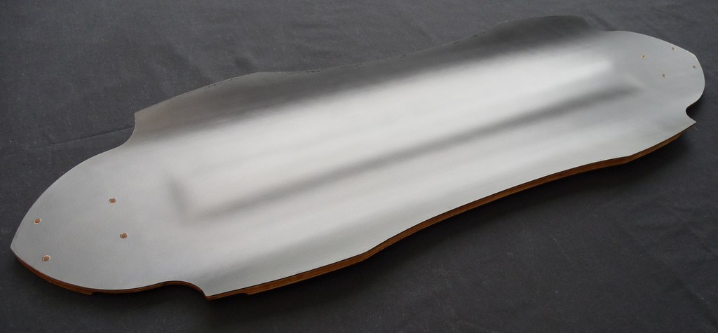 FP Skateboards Fat Pigeon NSF Longboard Deck - Blue - Image 3