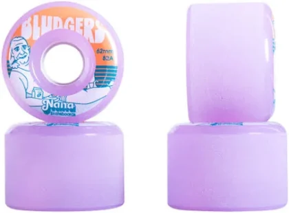 Nana Bludgers Lavender Rinse 62mm 82A Skateboard Wheels